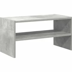 vidaXL Skohylla stapelbar betonggrå 60x30x30,5 cm
