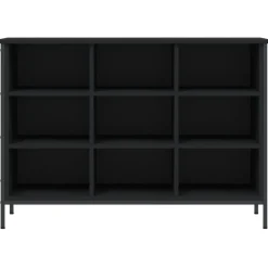vidaXL Skohylla svart 102x36x60 cm konstruerat trä
