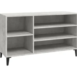 Online vidaXL Skoskåp 102x36x60 cm konstruerat trä Betonggrå
