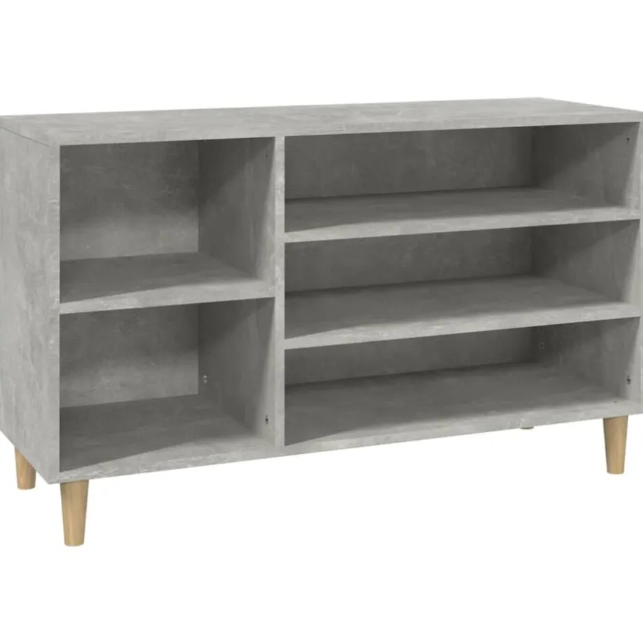 Sale vidaXL Skoskåp 102x36x60 cm konstruerat trä Betonggrå