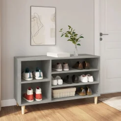Sale vidaXL Skoskåp 102x36x60 cm konstruerat trä Betonggrå