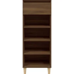 vidaXL Skoskåp brun ek 40x36x105 cm konstruerat trä