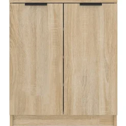 Discount vidaXL Skoskåp sonoma-ek 59x35x70 cm konstruerat trä Sonoma ek