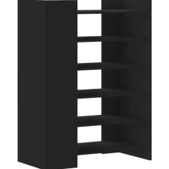 Sale vidaXL Skoskåp 74,5x37,5x100 cm konstruerat trä Svart