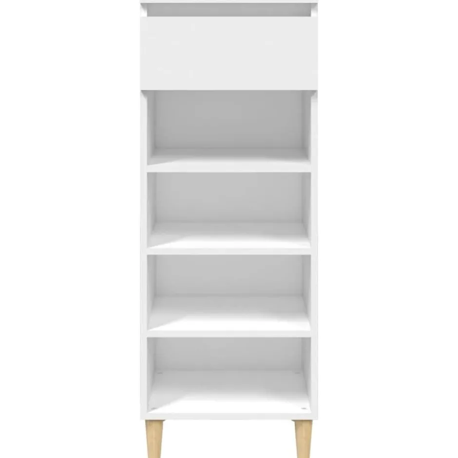 Sale vidaXL Skoskåp 40x36x105 cm konstruerat trä Vit