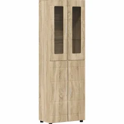 vidaXL Skåp med dörr FLORIN Sonoma-ek 60 x 35 x 182 cm Konstruerat trä
