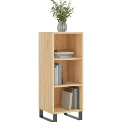 Online vidaXL Skåp sonoma-ek 34,5x32,5x90 cm konstruerat trä Sonoma ek