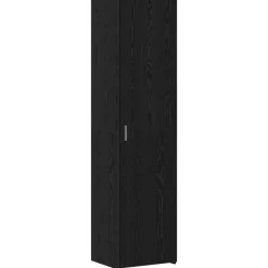 vidaXL Skåp Svart Ek 45 x 42,5 x 185 cm