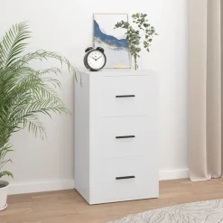 vidaXL Skåp vit 40x33x70 cm konstruerat trä