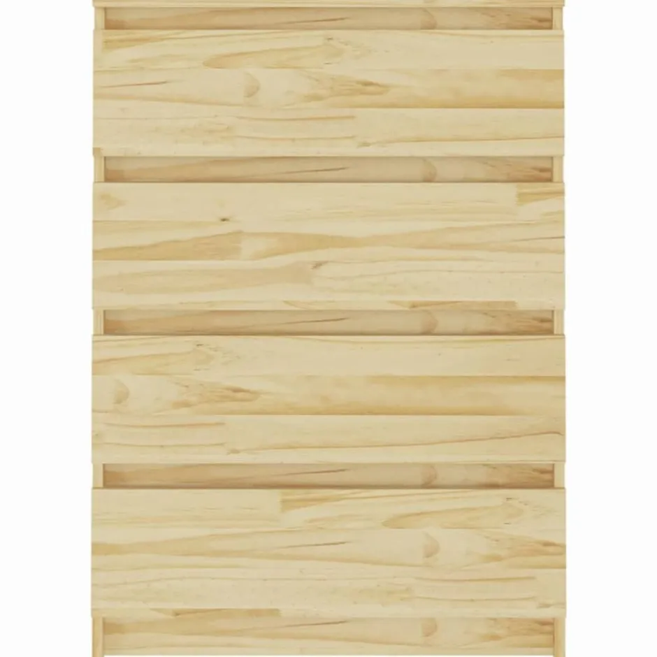 Best vidaXL Skåp 60x36x84 cm massiv furu Naturfärg