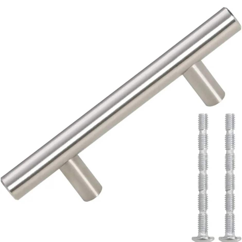 Discount vidaXL Skåphandtag 10 st 64 mm rostfritt stål Silver