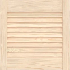 Discount vidaXL Skåplucka lamelldesign 39,5x39,4 cm massiv furu Naturfärg