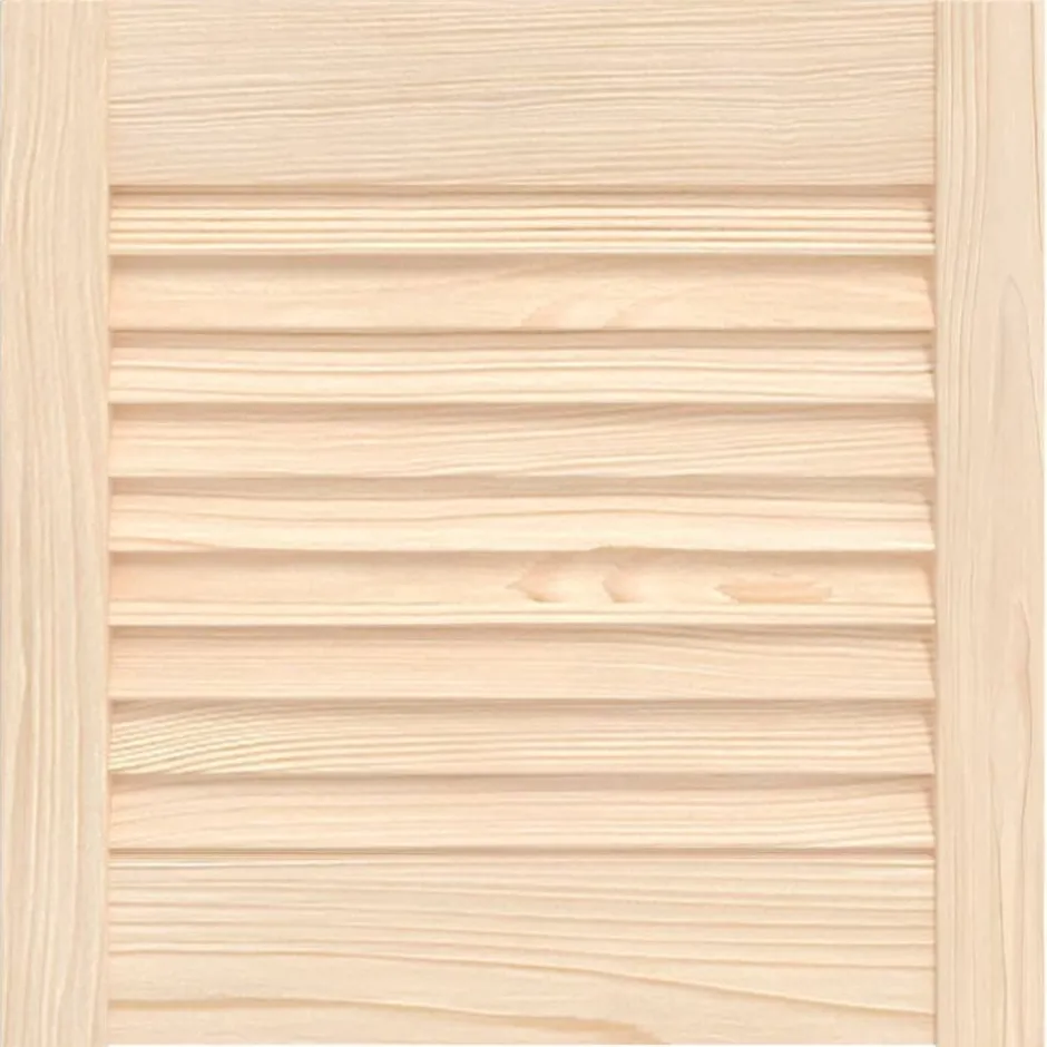 Discount vidaXL Skåplucka lamelldesign 39,5x39,4 cm massiv furu Naturfärg