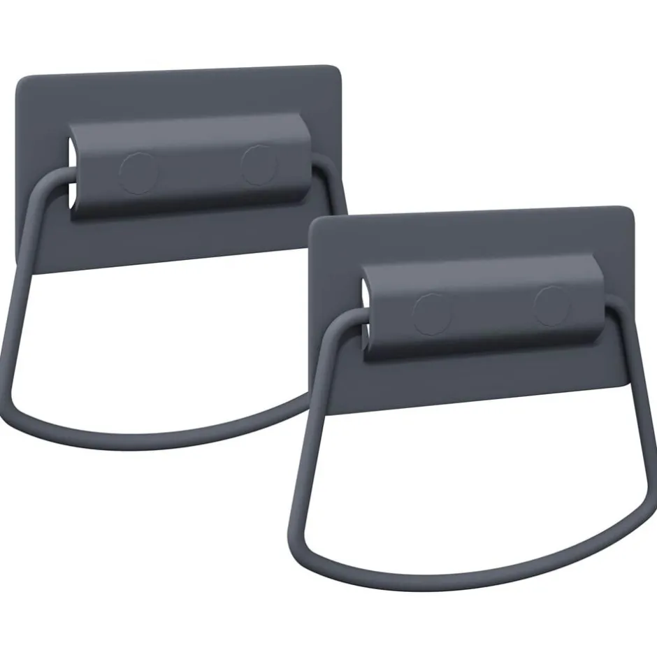 Online vidaXL Skåpshandtag 2 pcs 85 x 45 mm Metall Antracit