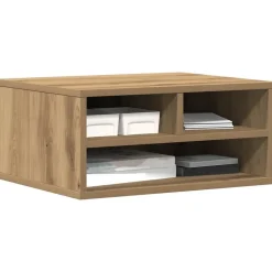New vidaXL Skrivarställ 49 x 40 x 22.5 cm Konstruerat trä artisan ek