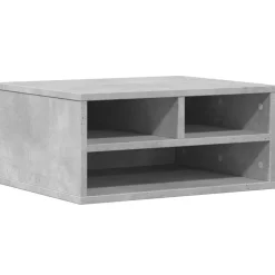 Outlet vidaXL Skrivarställ 49x40x22,5 cm konstruerat trä Betonggrå