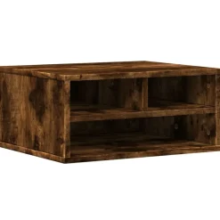 vidaXL Skrivarställ 49x40x22,5 cm konstruerat trä Rökfärgad ek