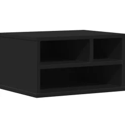 vidaXL Skrivarställ svart 40x32x22,5 cm konstruerat trä