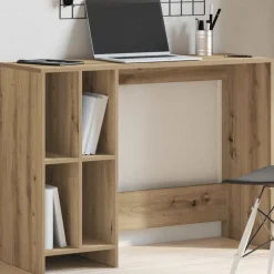 vidaXL Skrivbord artisan ek 102,5x35x75 cm konstruerat trä
