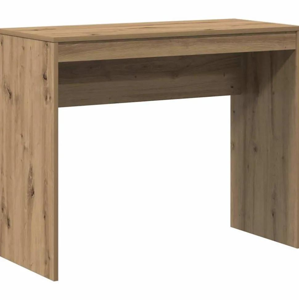 vidaXL Skrivbord artisan ek 90x40x72 cm konstruerat trä