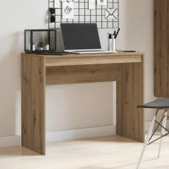 vidaXL Skrivbord artisan ek 90x40x72 cm konstruerat trä