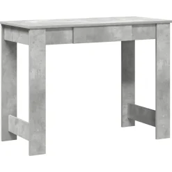 Outlet vidaXL Skrivbord 100x45x75 cm konstruerat trä Betonggrå