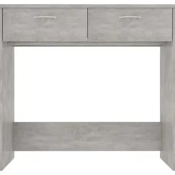 vidaXL Skrivbord 80x40x75 cm konstruerat trä Betonggrå