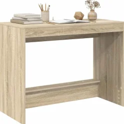 Hot vidaXL Skrivbord för säng Sonoma-ek 100 x 45 x 75 cm Konstruerat trä Sonoma ek
