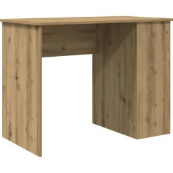 vidaXL Skrivbord hantverksmässig ek 100x55x75 cm konstruerat trä