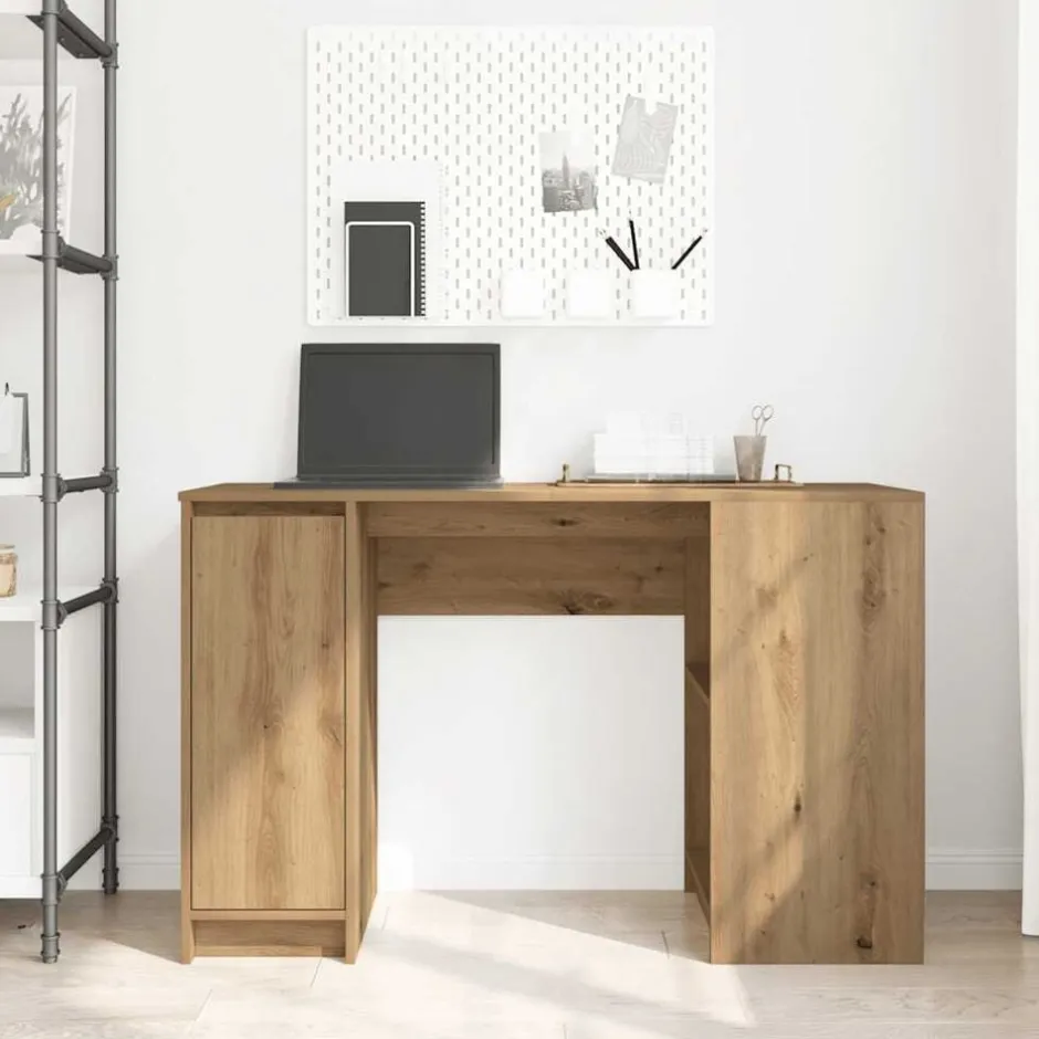 Sale vidaXL Skrivbord hantverksmässig ek 120x42x76 cm konstruerat trä artisan ek