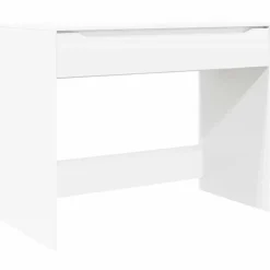 Hot vidaXL Skrivbord med låda 100 x 50 x 78 cm Konstruerat trä Vit