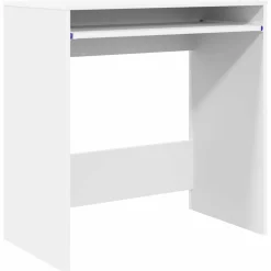 Hot vidaXL Skrivbord med låda 77.5 x 43 x 79 cm Konstruerat trä Vit