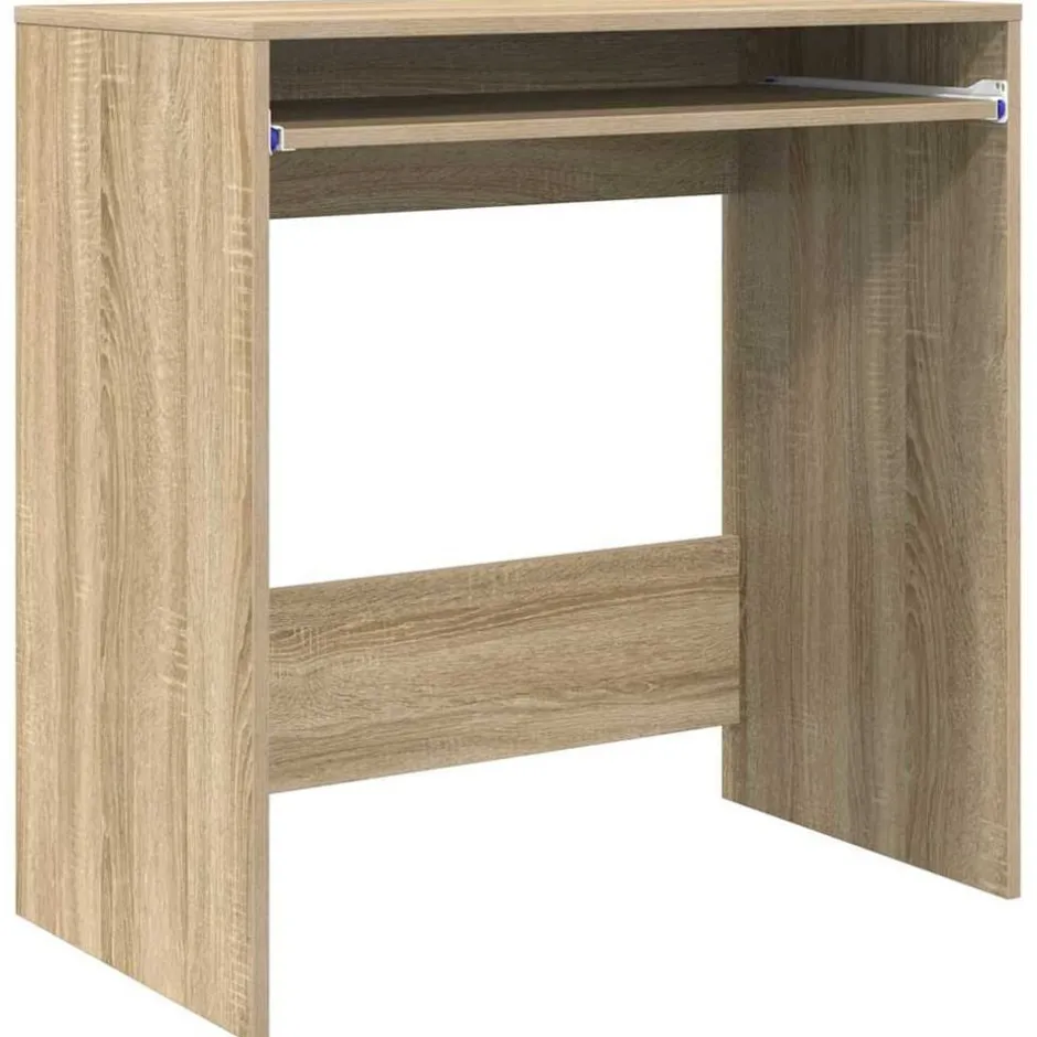 New vidaXL Skrivbord med låda Sonoma-ek 77.5 x 43 x 79 cm Konstruerat trä Sonoma ek