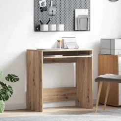 New vidaXL Skrivbord med låda 77.5 x 43 x 79 cm Konstruerat trä artisan ek