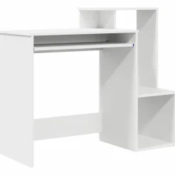 Sale vidaXL Skrivbord med låda 106 x 41 x 88.5 cm Konstruerat trä Vit