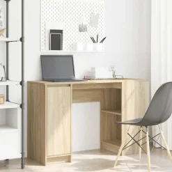 Hot vidaXL Skrivbord 120x42x76 cm konstruerat trä Sonoma ek