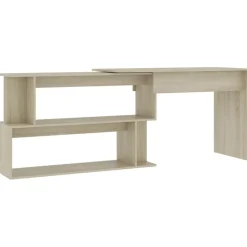 Online vidaXL Skrivbord sonoma-ek 200x50x76 cm konstruerat trä Sonoma ek
