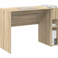 vidaXL Skrivbord Sonoma-ek 109 x 50 x 78 cm Konstruerat trä