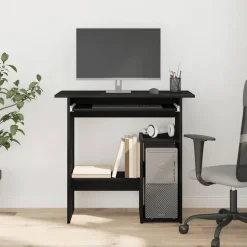 Online vidaXL Skrivbord 80x45x74 cm konstruerat trä Svart ek