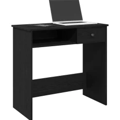 Clearance vidaXL Skrivbord 80x40x75 cm konstruerat trä Svart
