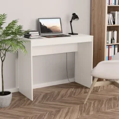 vidaXL Skrivbord vit 90x40x72 cm konstruerat trä