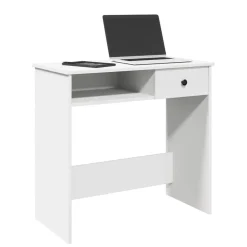 New vidaXL Skrivbord 80x40x75 cm konstruerat trä Vit
