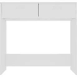 vidaXL Skrivbord vit 80x40x75 cm konstruerat trä
