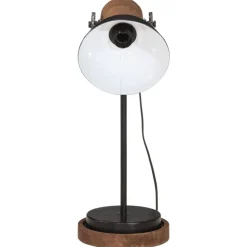 vidaXL Skrivbordslampa 25 W svart 17x17x50 cm E27