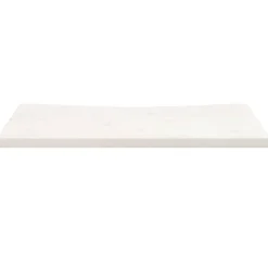 vidaXL Skrivbordsskiva vit 80x40x2,5 cm massiv furu