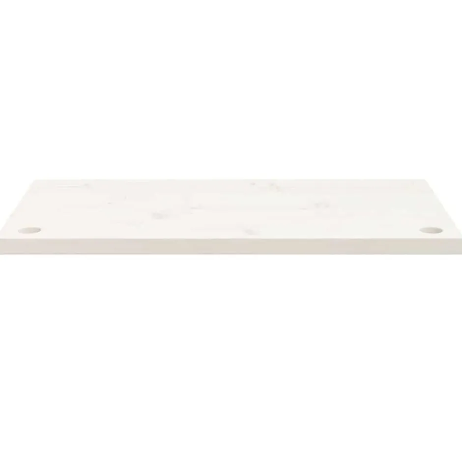 Best vidaXL Skrivbordsskiva 80x40x2,5 cm massiv furu Vit