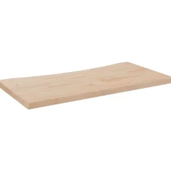 Hot vidaXL Skrivbordsskiva 80x40x2,5 cm massiv furu Naturfärg