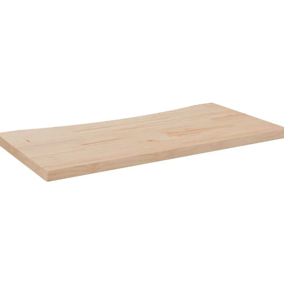 Hot vidaXL Skrivbordsskiva 80x40x2,5 cm massiv furu Naturfärg