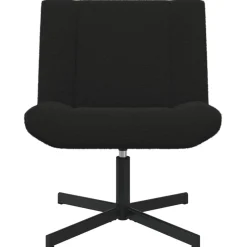 vidaXL Skrivstol Svart 63 x 75 x 76 cm Sheepskin