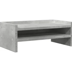vidaXL Skärmställ 42x24x16 cm konstruerat trä Betonggrå